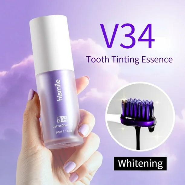 HISMILE v34 - Crema dental blanqueadora