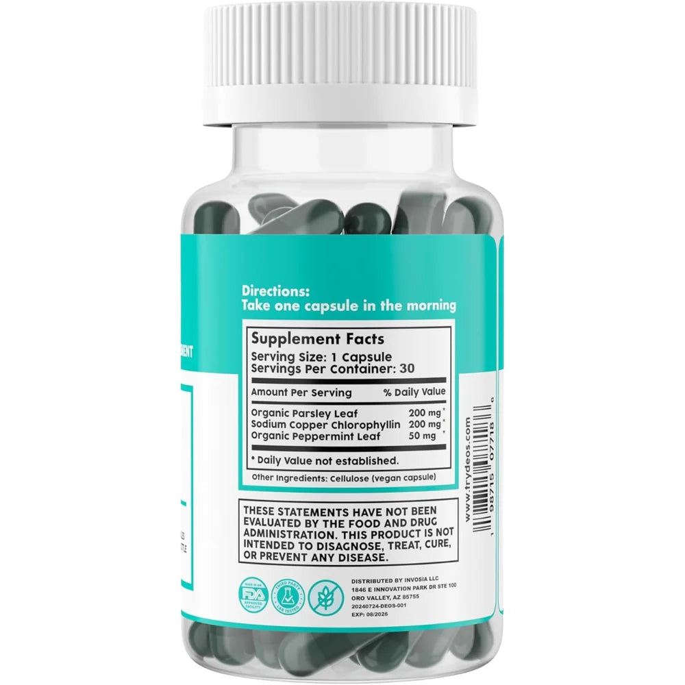 DEOS - Desodorante interno natural 100% efectivo