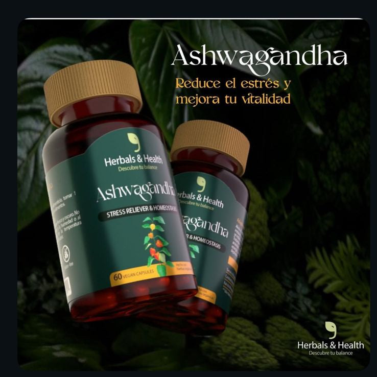 Ashwagandha Herbals y Health Capsula Vegana x60und